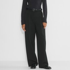 Aritzia Babaton High Waisted Wide Leg Pleated Pant - Regular Length